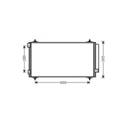 Condenser DIEDERICHS DCC1597 OE Ref 1401113180