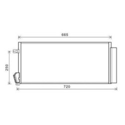 Condenser DIEDERICHS DCC1634 OE Ref 51937924