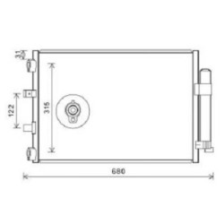 Condenser DIEDERICHS DCC1644 OE Ref 1 804 847