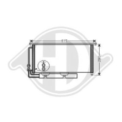 Condensateur DCC1684 pour SMART ROADSTER OE 0010026V002 DIEDERICHS