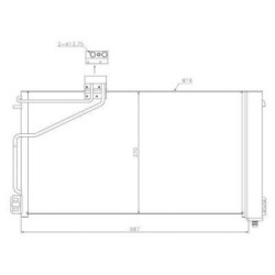 Condenser DIEDERICHS DCC1687 OE Ref A2035000554