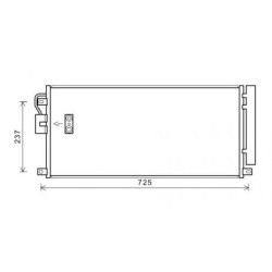 Condenser DIEDERICHS DCC1744 OE Ref 95321794