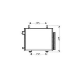 Condenser DIEDERICHS DCC1791 OE Ref 276504A00H