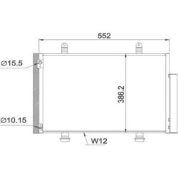 Condensateur DCC1795 pour SUZUKI SWIFT OE 9531068L00
