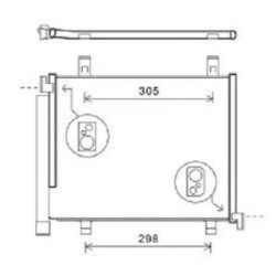 Condenser DIEDERICHS DCC1863 OE Ref 1S0 820 411 B