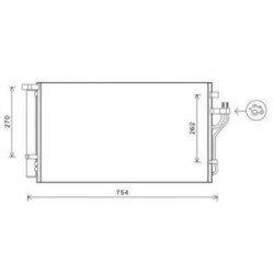 Condenser DIEDERICHS DCC1914 OE Ref 976062Y501