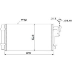 Condenser DIEDERICHS DCC1933 OE Ref 976062H000