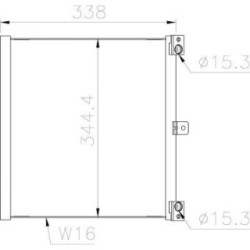 Condenser DIEDERICHS DCC1952 OE Ref 99157311102