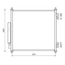 Condensateur DCC1954 pour LAND ROVER RANGE ROVER OE LR034503