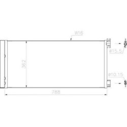 Condenser DIEDERICHS DCC1955 OE Ref 93868376