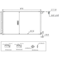 Condenser DIEDERICHS DCC1963 OE Ref A0995001854