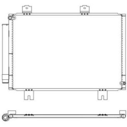 Condenser DIEDERICHS DCC1967 OE Ref 80100T5A003