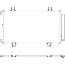 Condenser DIEDERICHS DCC1970 OE Ref 9531061M10000