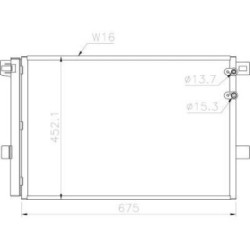 Condenser DIEDERICHS DCC1973 OE Ref 2H0820411A