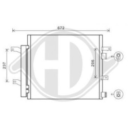 Condensateur DCC1982 pour JAGUAR F-TYPE, XF, XJ OE C2D18414 DIEDERICHS