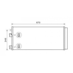 Condensateur DCC1985 pour VAUXHALL ADAM, CORSA OE 13486480