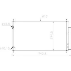 Condenser DIEDERICHS DCC1987 OE Ref 80110TV1E01