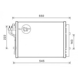 Condenser DIEDERICHS DCC1993 OE Ref 97606B9001