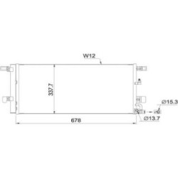 Condenser DIEDERICHS DCC1995 OE Ref 8W0 816 421 J