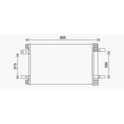 Condenser DIEDERICHS DCC2002 OE Ref 9816746580