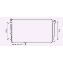 Condenser DIEDERICHS DCC2005 OE Ref A 171 500 03 54