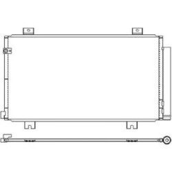 Condenser DIEDERICHS DCC2026 OE Ref 80100TGNG02