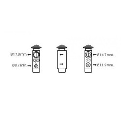 Expansion Valve DIEDERICHS DCE1093 OE Ref 161819209196195