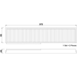 Cabin Air Filter DIEDERICHS DCI0010S OE Ref A1248350047
