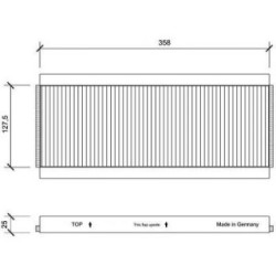 Cabin Air Filter DIEDERICHS DCI0059 OE Ref 1459009