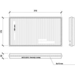 Cabin Air Filter DIEDERICHS DCI0094S OE Ref 64319171858