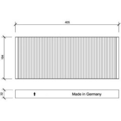 Cabin Air Filter DIEDERICHS DCI0095 OE Ref 1484383080