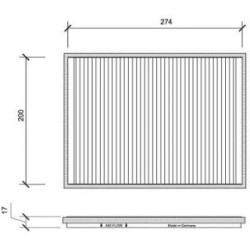 Cabin Air Filter DIEDERICHS DCI0097 OE Ref 79370S1AG01