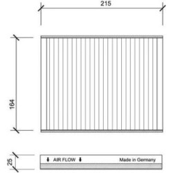 Cabin Air Filter DIEDERICHS DCI0107 OE Ref 46770829