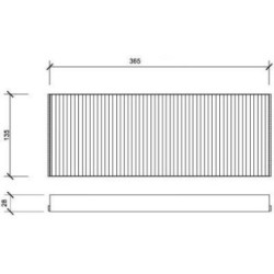 Filtre d'habitacle DCI0117 pour RENAULT ESPACE OE 7701056389