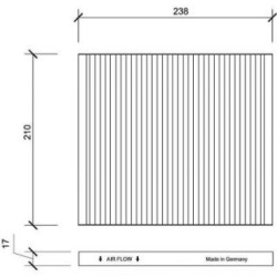 Cabin Air Filter DIEDERICHS DCI0141 OE Ref 971332F010