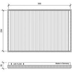 Cabin Air Filter DIEDERICHS DCI0151 OE Ref 2E0819638