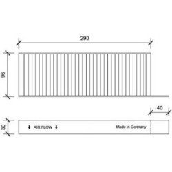 Filtre d'habitacle DCI0158S pour CITROËN, PEUGEOT OE 6447.XF
