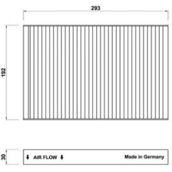Cabin Air Filter DIEDERICHS DCI0170 OE Ref 500086267
