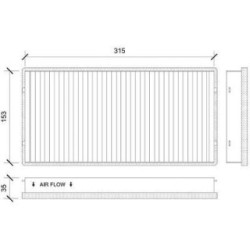 Cabin Air Filter DIEDERICHS DCI0194 OE Ref 99657221902