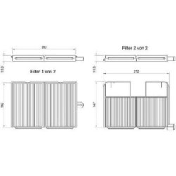 Cabin Air Filter DIEDERICHS DCI0803S OE Ref 8888020020