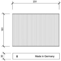 Cabin Air Filter DIEDERICHS DCI1043 OE Ref 7700424098