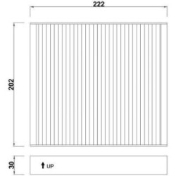 Cabin Air Filter DIEDERICHS DCI1064 OE Ref 8713930100