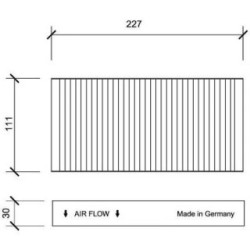 Cabin Air Filter DIEDERICHS DCI1088S OE Ref 80292S7A508