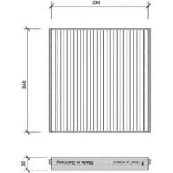 Cabin Air Filter DIEDERICHS DCI1121 OE Ref 64316915764