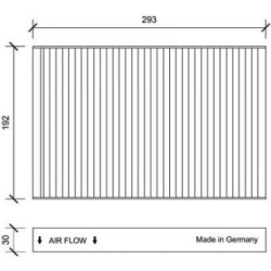 Cabin Air Filter DIEDERICHS DCI1170 OE Ref 2994769