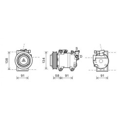 Compressor DIEDERICHS DCK1199 OE Ref 926009X500