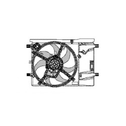 Radiator Fan DIEDERICHS DCL1087 OE Ref 51878036