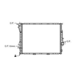 Radiator DIEDERICHS DCM1562 OE Ref 17 10 7 544 668