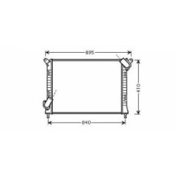 Radiator DIEDERICHS DCM1579 OE Ref 17117541091