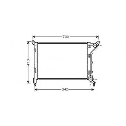 Radiator DIEDERICHS DCM1580 OE Ref 17101475552